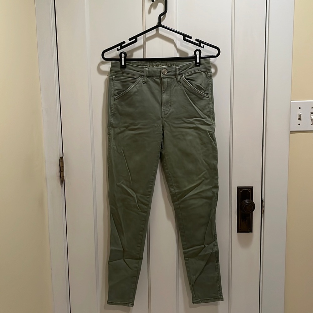 Green American Eagle Next Level Stretch Jeans - Women’s Size 8